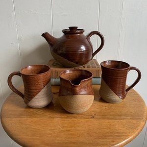 Beautiful Pottery Tea Set